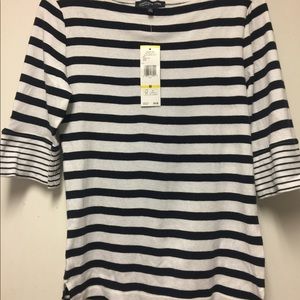 Jones New York stripe blouse